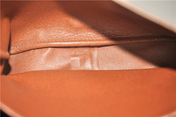 Authentic Louis Vuitton Monogram Cartouchiere MM M51253 Shoulder Cross Bag 0276F