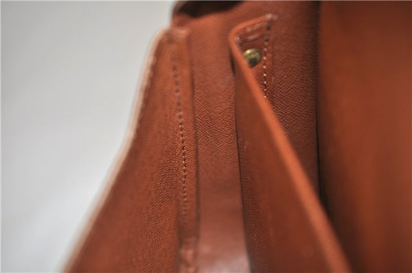 Authentic Louis Vuitton Monogram Cartouchiere MM M51253 Shoulder Cross Bag 0276F