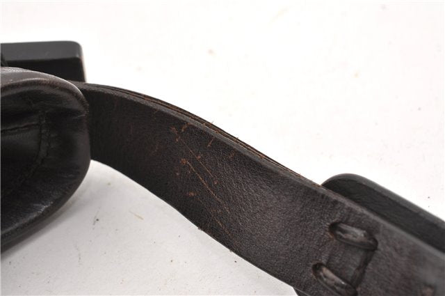 Authentic GUCCI Shoulder Hand Bag GG Canvas Leather 107752 Brown Junk 0276G