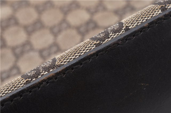 Authentic GUCCI Shoulder Hand Bag GG Canvas Leather 107752 Brown Junk 0276G