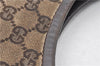 Authentic GUCCI Shoulder Hand Bag GG Canvas Leather 107752 Brown Junk 0276G
