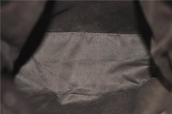 Authentic GUCCI Shoulder Hand Bag GG Canvas Leather 107752 Brown Junk 0276G