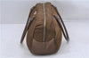 Authentic PRADA Nylon Leather Shoulder Hand Bag Purse Brown 0277D