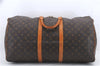 Authentic Louis Vuitton Monogram Keepall 55 Boston Bag M41424 LV 0279D