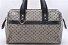 Authentic Louis Vuitton Monogram Mini Josephine GM Hand Bag Blue M92211 LV 0279F