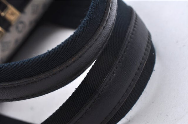 Authentic Louis Vuitton Monogram Mini Josephine GM Hand Bag Blue M92211 LV 0279F