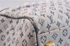 Authentic Louis Vuitton Monogram Mini Josephine GM Hand Bag Blue M92211 LV 0279F