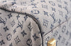 Authentic Louis Vuitton Monogram Mini Josephine GM Hand Bag Blue M92211 LV 0279F