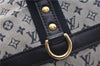 Authentic Louis Vuitton Monogram Mini Josephine GM Hand Bag Blue M92211 LV 0279F