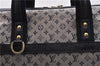 Authentic Louis Vuitton Monogram Mini Josephine GM Hand Bag Blue M92211 LV 0279F