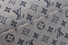 Authentic Louis Vuitton Monogram Mini Josephine GM Hand Bag Blue M92211 LV 0279F