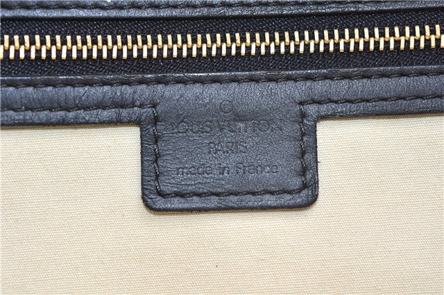 Authentic Louis Vuitton Monogram Mini Josephine GM Hand Bag Blue M92211 LV 0279F