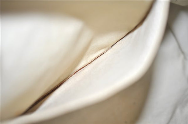 Authentic Louis Vuitton Monogram Mini Josephine GM Hand Bag Blue M92211 LV 0279F