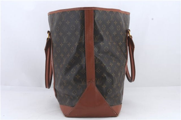 Auth Louis Vuitton Monogram Sac Weekend GM Vintage Tote Hand Bag M42420 LV 0280D