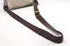 Authentic GUCCI Shoulder Cross Body Bag Purse GG PVC Leather 223666 Brown 0280G