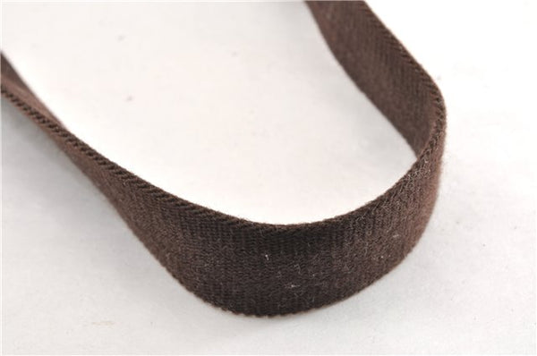 Authentic GUCCI Shoulder Cross Body Bag Purse GG PVC Leather 223666 Brown 0280G