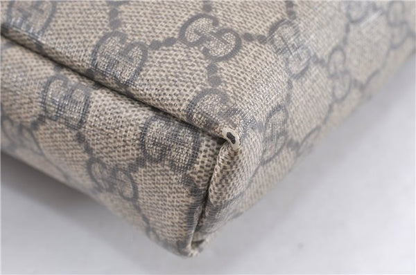 Authentic GUCCI Shoulder Cross Body Bag Purse GG PVC Leather 223666 Brown 0280G