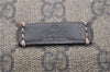 Authentic GUCCI Shoulder Cross Body Bag Purse GG PVC Leather 223666 Brown 0280G