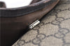 Authentic GUCCI Shoulder Cross Body Bag Purse GG PVC Leather 223666 Brown 0280G