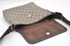 Authentic GUCCI Shoulder Cross Body Bag Purse GG PVC Leather 223666 Brown 0280G