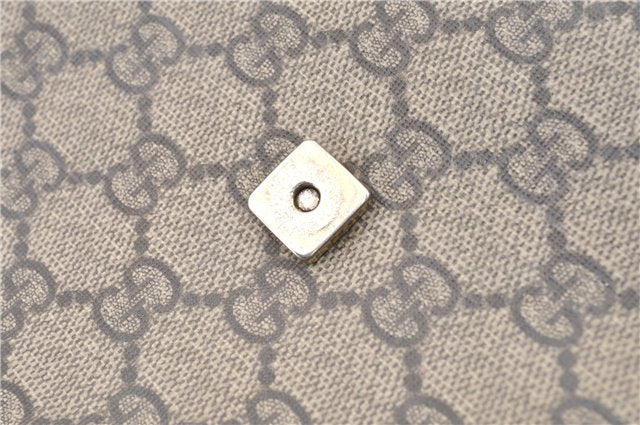 Authentic GUCCI Shoulder Cross Body Bag Purse GG PVC Leather 223666 Brown 0280G