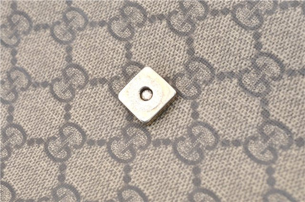 Authentic GUCCI Shoulder Cross Body Bag Purse GG PVC Leather 223666 Brown 0280G