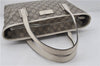 Authentic GUCCI Vintage Shoulder Tote Bag GG PVC Leather 211138 Brown 0281F