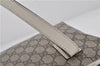 Authentic GUCCI Vintage Shoulder Tote Bag GG PVC Leather 211138 Brown 0281F
