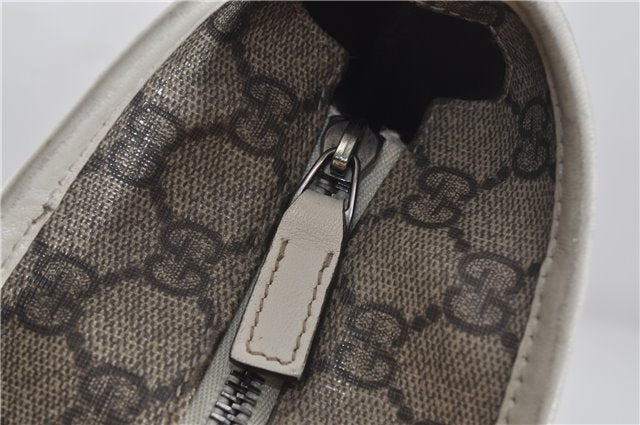 Authentic GUCCI Vintage Shoulder Tote Bag GG PVC Leather 211138 Brown 0281F