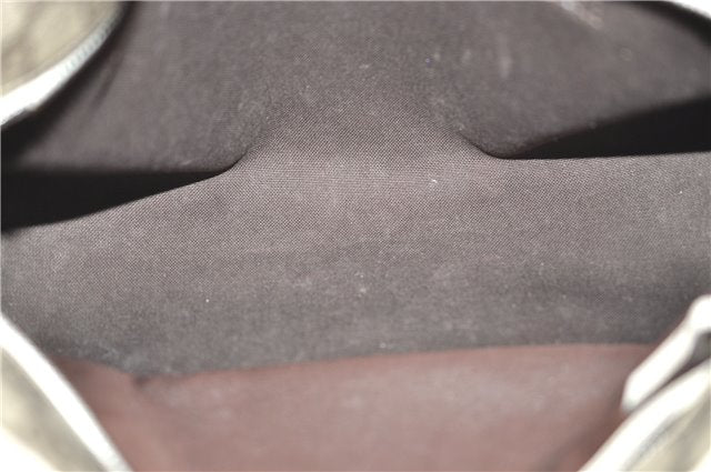 Authentic GUCCI Vintage Shoulder Tote Bag GG PVC Leather 211138 Brown 0281F