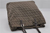 Authentic FENDI Zucchino Shoulder Hand Bag Canvas Leather Brown 0281G