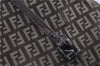 Authentic FENDI Zucchino Shoulder Hand Bag Canvas Leather Brown 0281G