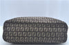 Authentic FENDI Zucchino Shoulder Hand Bag Canvas Leather Brown 0281G