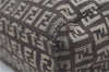 Authentic FENDI Zucchino Shoulder Hand Bag Canvas Leather Brown 0281G