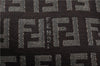 Authentic FENDI Zucchino Shoulder Hand Bag Canvas Leather Brown 0281G
