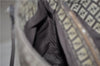 Authentic FENDI Zucchino Shoulder Hand Bag Canvas Leather Brown 0281G