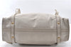 Authentic MIU MIU Vintage Leather Shoulder Tote Bag White 0284G