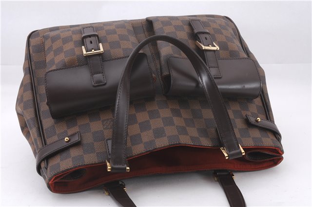 Authentic Louis Vuitton Damier Uzes Shoulder Tote Bag Purse N51128 LV 0285F