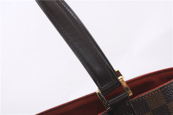 Authentic Louis Vuitton Damier Uzes Shoulder Tote Bag Purse N51128 LV 0285F