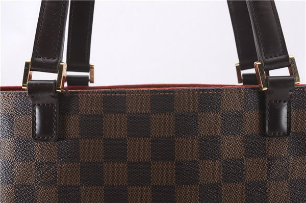 Authentic Louis Vuitton Damier Uzes Shoulder Tote Bag Purse N51128 LV 0285F