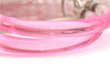 Authentic Christian Dior Trotter Hand Tote Bag Vinyl Leather Pink Clear 0285G