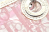 Authentic Christian Dior Trotter Hand Tote Bag Vinyl Leather Pink Clear 0285G