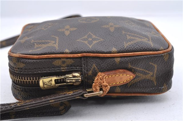 Auth Louis Vuitton Monogram Mini Poche Danube Shoulder Cross Bag M45268 LV 0287D