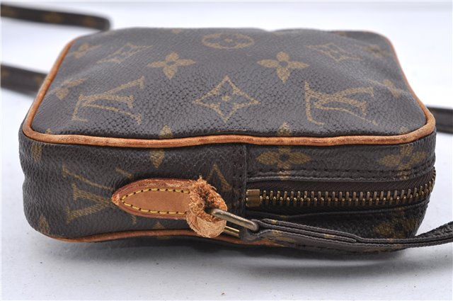 Auth Louis Vuitton Monogram Mini Poche Danube Shoulder Cross Bag M45268 LV 0287D