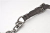 Authentic PRADA Leather Nappa Chain Shoulder Hand Bag Purse Gray Junk 0287G