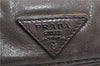 Authentic PRADA Leather Nappa Chain Shoulder Hand Bag Purse Gray Junk 0287G