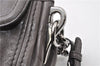 Authentic PRADA Leather Nappa Chain Shoulder Hand Bag Purse Gray Junk 0287G