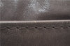 Authentic PRADA Leather Nappa Chain Shoulder Hand Bag Purse Gray Junk 0287G