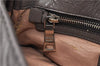 Authentic PRADA Leather Nappa Chain Shoulder Hand Bag Purse Gray Junk 0287G