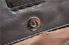 Authentic PRADA Leather Nappa Chain Shoulder Hand Bag Purse Gray Junk 0287G